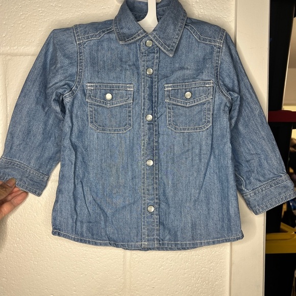 Petit Bateua denim button up - Picture 1 of 5